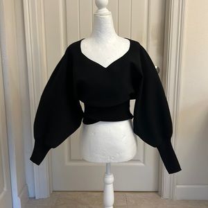 Black stretchy top - like new